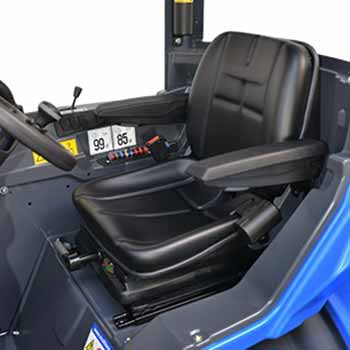 Ergonomicky tvarované sedadlo s opierkami a bezpečnostným pásom - Multione